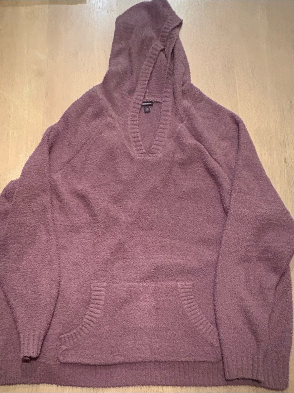Torrid Cozy Plush Hooded Pullover Sweater - Dusty Mauve